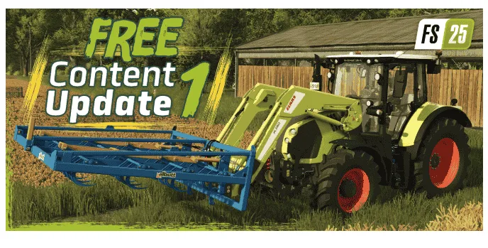 Farming Simulator 25 mise à jour 1.100 (FS25 maj 1.6) du 20 février 2025